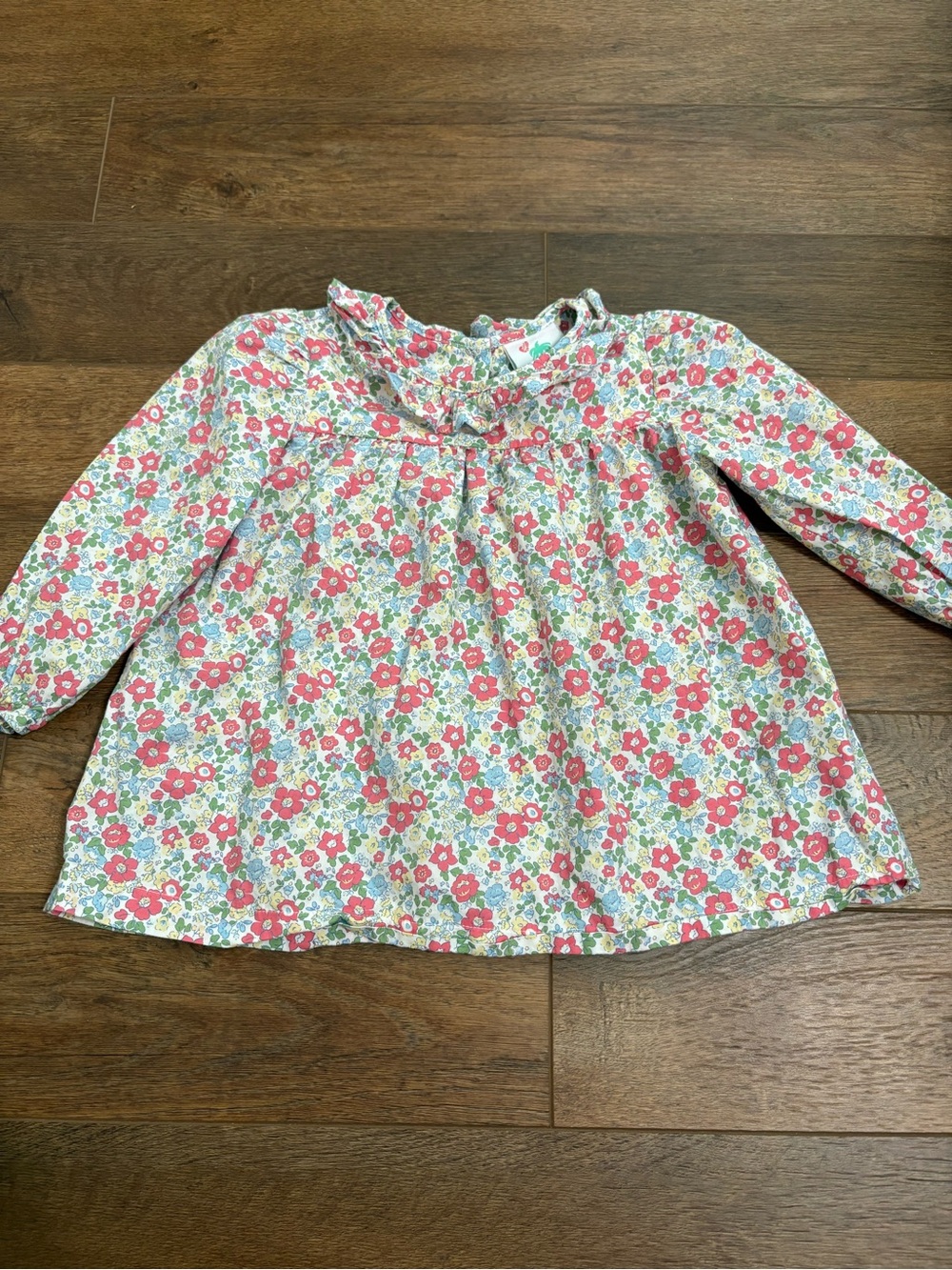 Shrimp & Grits Kids Floral Long Sleeve Peasant Top Blouse 2T Boutique Girls